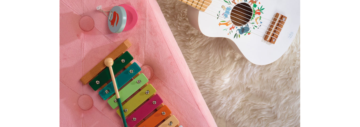 Musikinstrumenter til b�rn - leg, rytmer og udvikling