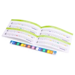 New Classic Toys &#9144; Rdt brneklaver i tr m. nodebog 