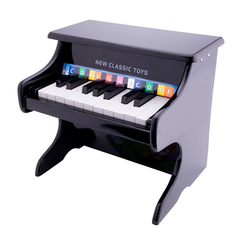 New Claasic Toys ⎸ Sort b�rneklaver i tr� m. nodebog