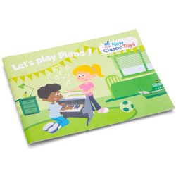 Woet by New Classic Toys ⎸ Lyser�d klaver i tr� m. nodebog