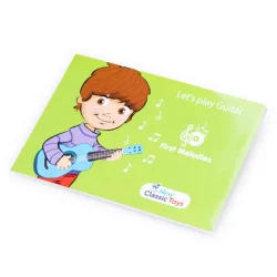 Guitar i tr 60 cm - natur/lys brun &#9144; New Classic Toys