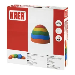 KREA ⎸ Balancesten - S�t med 5 farverige aktivitetssten