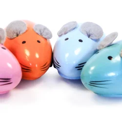 Vilac &#9144; Friktionsmus i tr - 4 farver