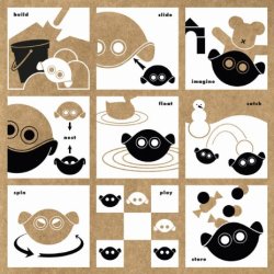 Bilibo mini - pastel, 6 stk