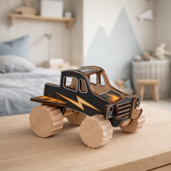 Goki ⎸ Saml-selv bil i tr� - Monster Truck