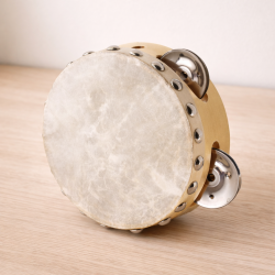 Goki ⎸ Tamburin til b�rn i tr� med skind