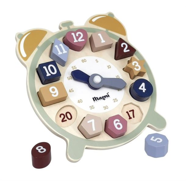 Magni ⎸ Urpuslespil i tr� - L�r klokken