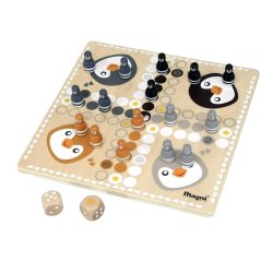 Magni &#9144; 2i1 Brtspil med pingvin, FSC 100% 