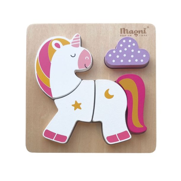 Magni trpuslespil med enhjrning - puslespil til brn