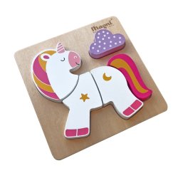 Magni &#9144; Enhjrning puslespil, FSC 100% 