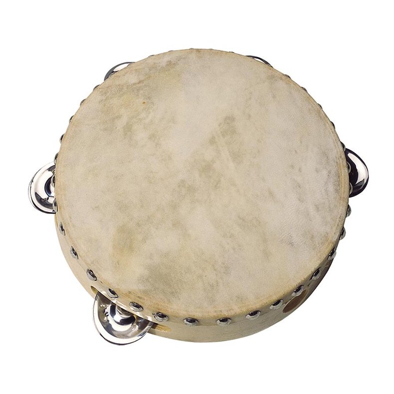 Goki ⎸ Tamburin i tr� og skind - 5 bj�lder