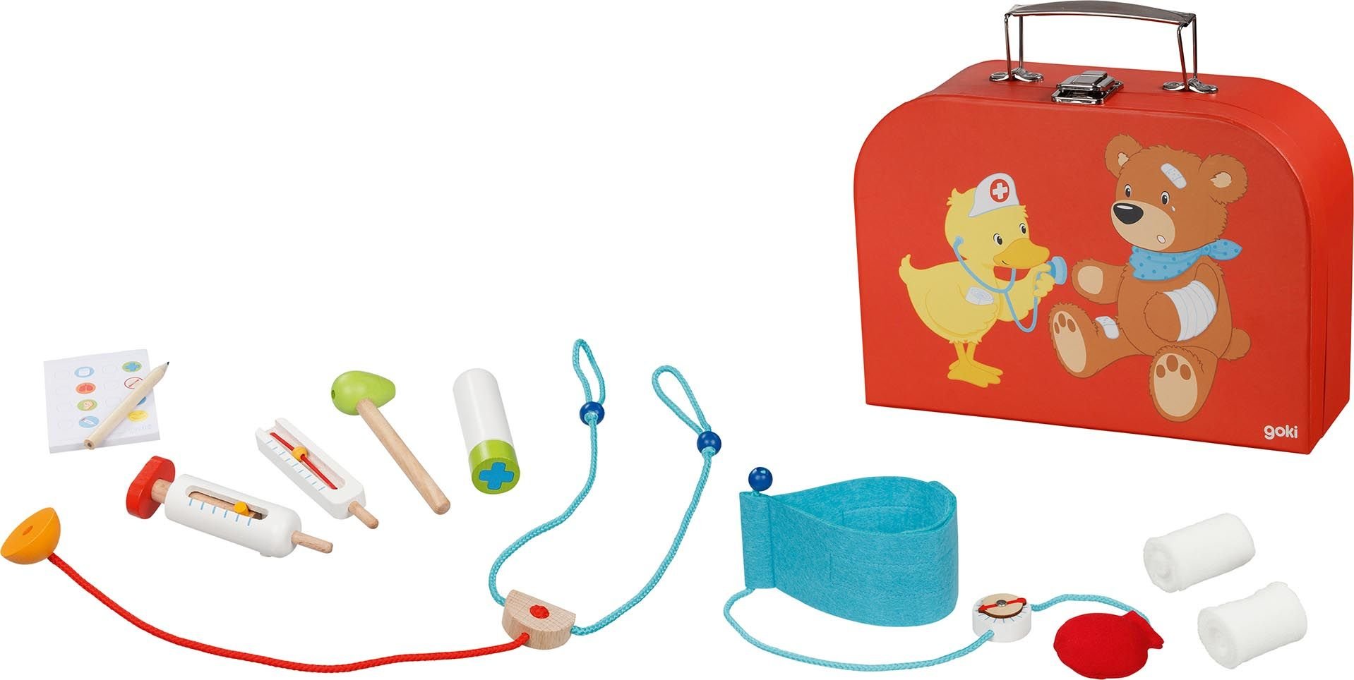 Goki ⎸ L�gekuffert med 10 dele 