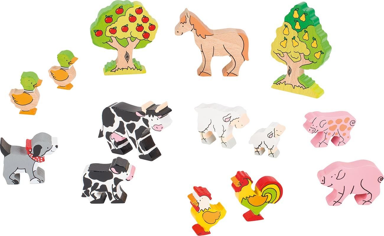 Goki | Bondeg�rdsdyr i tr� - s�t med 12 dyr 