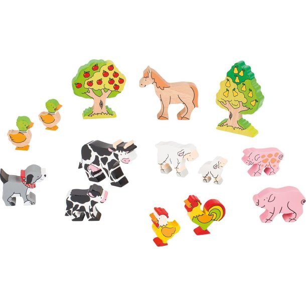Goki | Bondegrdsdyr i tr - st med 12 dyr 