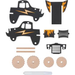 Goki ⎸ Saml-selv bil i tr� - Monster Truck