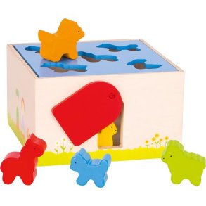 Goki ⎸ Puttekasse i tr� - Bondeg�rdsdyr