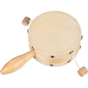 Goki ⎸ H�ndtromme i tr� med naturskind