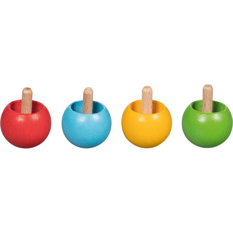 Goki ⎸ Lille snurretop i tr� - flere farver