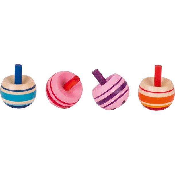 Goki ⎸ Snurretop i tr� med striber - flere varianter