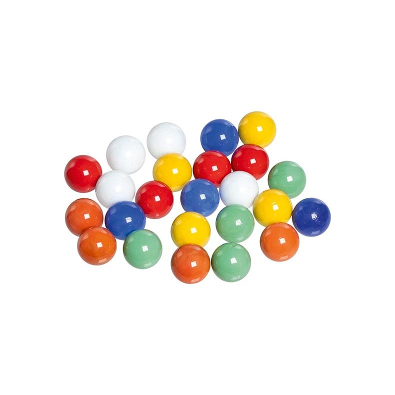 Goki ⎸ Glaskugler i klare farver - 24 stk.