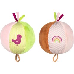Goki ⎸ Bl�de bolde med klokke - s�t med 2 stk. (Regnbue og fugl) 