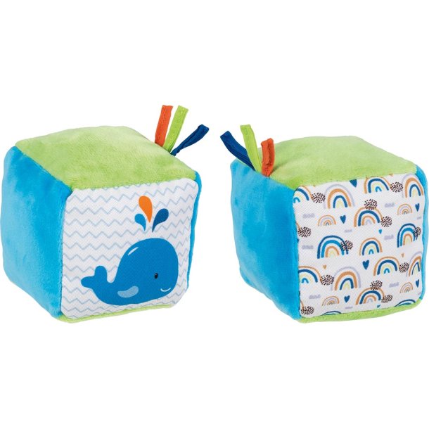 Goki ⎸ Bl�d sanseklods med knitrefolie og klokke - Hval