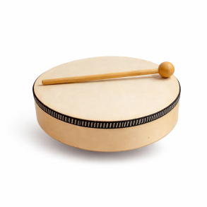 Trommus ⎸ H�ndtromme i tr� med k�lle - 20 cm