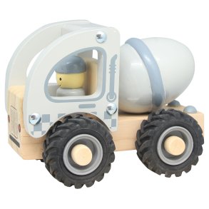 Magni ⎸ Cementbil i tr med gummihjul, FSC 100%