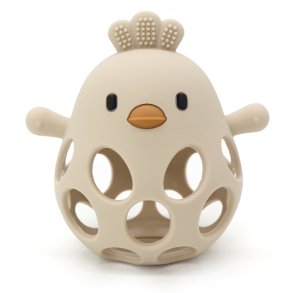 Magni ⎸ Bidebold med �lling i LFGB silikone, beige 