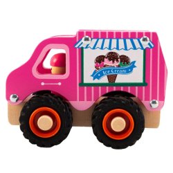 Magni &#9144; Isbil i tr med gummihjul, FSC 100%