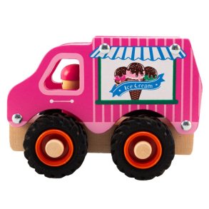 Magni ⎸ Isbil i tr� med gummihjul, FSC 100%