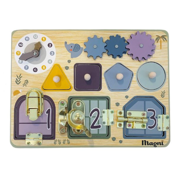 Magni ⎸ Montessori l�sebr�t i tr� - Safari