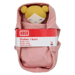 KREA &#9144; Dukke i lift, med dyne og pude - 28 cm. 