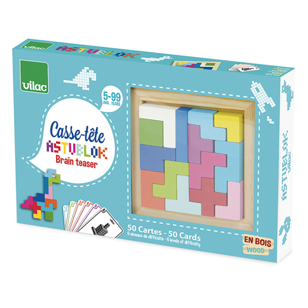 Vilac ⎸ Hjernevriderspil i tr� - Astublock