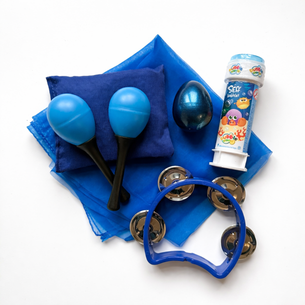 Rytmik startpakke til b�rn - Bl�