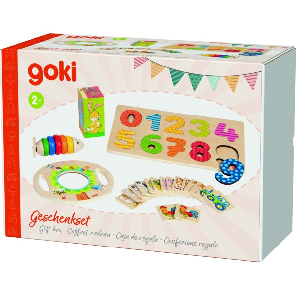Goki &#9144; Gaveske med aktivitetslegetj 2+ 