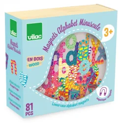 Vilac &#9144; Magneter - Sm bogstaver inkl.  - 81 dele 