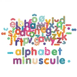 Vilac &#9144; Magneter - Sm bogstaver inkl.  - 81 dele 