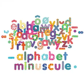 Vilac ⎸ Magneter - Sm bogstaver inkl.  - 81 dele 