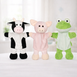 Goki ⎸ H�nddukke - Ko, gris, eller fr� 