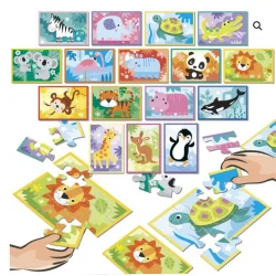 Educa ⎸ Puzzle Battle Junior - dyr 