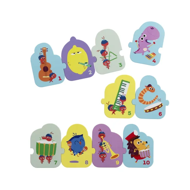 DR ⎸ B�rste puslespil, 1m - 10 brikker 