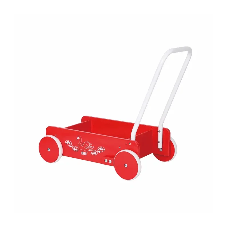 KREA ⎸ R�d g�vogn i tr� - klassisk og stabil g�vogn til de mindste 