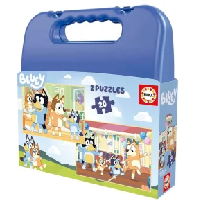 Educa ⎸ Bluey 2x20 puslespil i kuffert