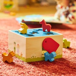 Goki ⎸ Puttekasse i tr� - Bondeg�rdsdyr