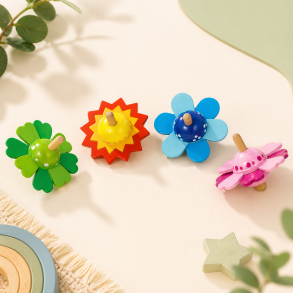 Goki ⎸ Snurretop i tr� - flere varinter