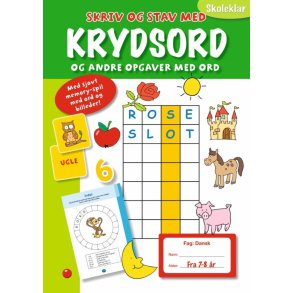 Skriv og stav med krydsord - Sjov l�ring med ord og bogstaver