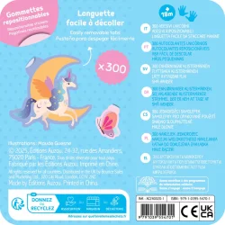 300 Enhjrninge klistermrker - Auzou