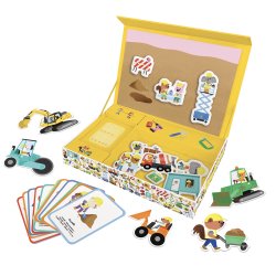 Auzou ⎸ Magnets�t - Byggeplads, 46 dele