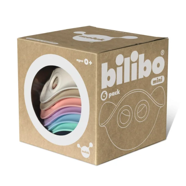 Bilibo mini - pastel, 6 stk